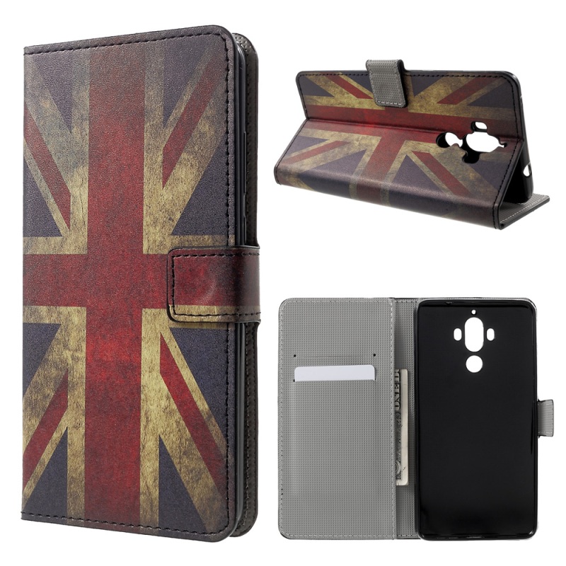 Case Huawei Mate 9 เคสฝาพับพิมพ์ลาย สไตล์กระเป๋าสตางค์