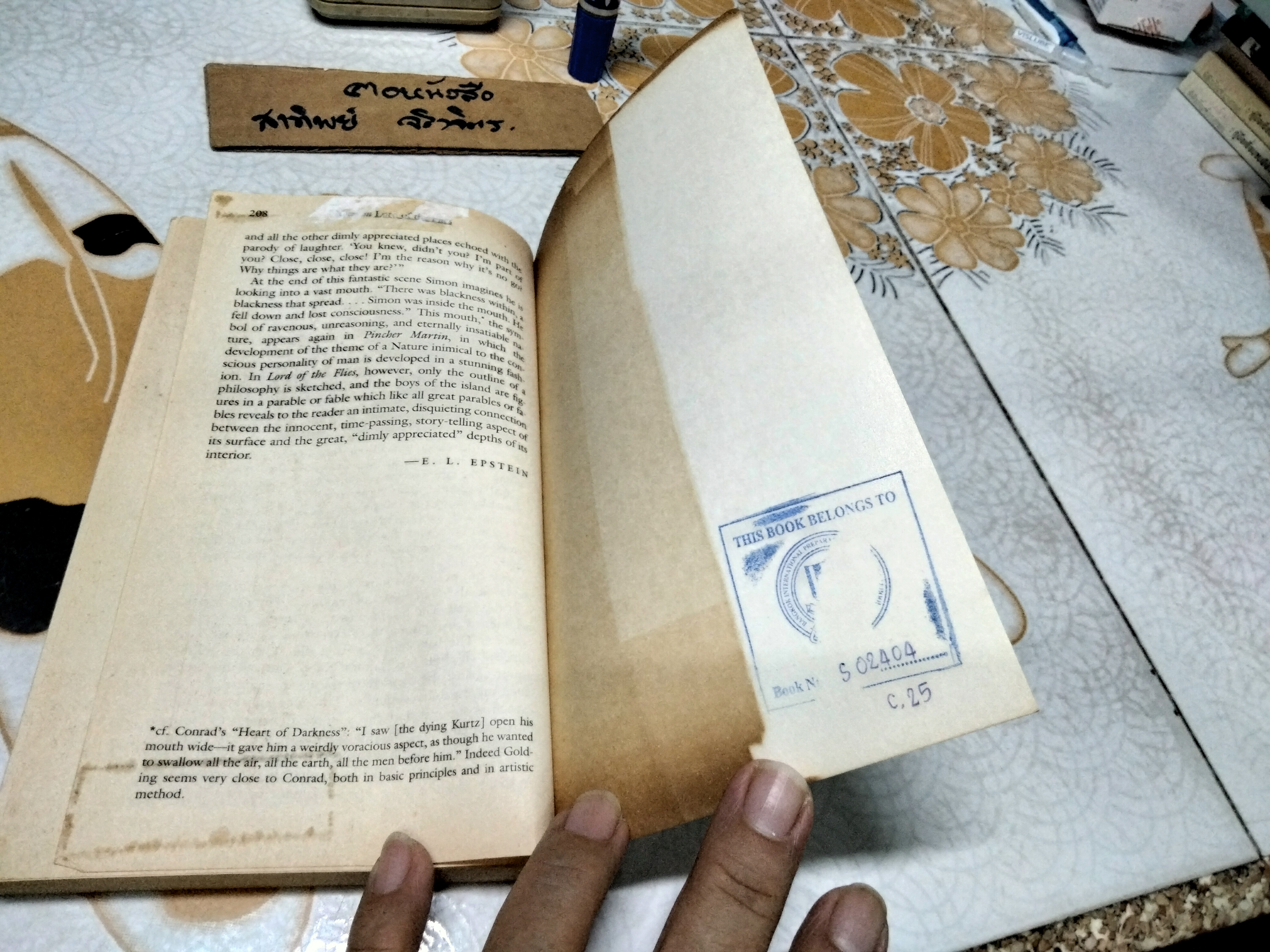 Lord of The Flies , Williams Golding