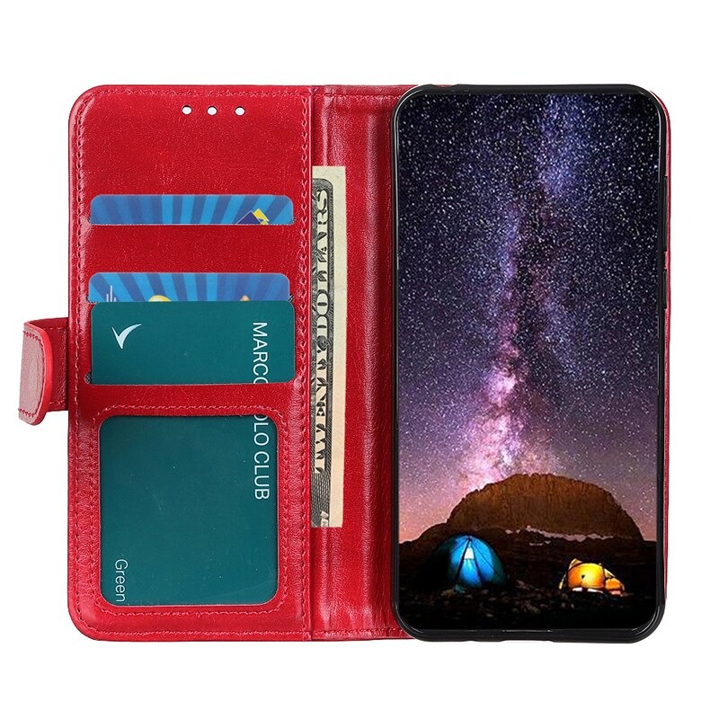 เคส Samsung Galaxy A53 5G #เคสฝาพับวัสดุหนัง PU ผิวเรียบมีสไตล์ Leather Material Simple Stylish Phone Cover