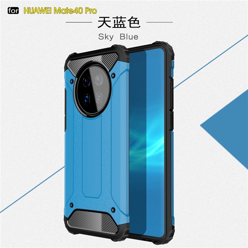 เคส Huawei Mate 40 Pro #เคสฝาหลังเกราะป้องกัน ไฮบริด พลาสติก+TPU Heavy Duty Rugged Hybrid