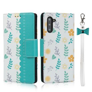 Case Samsung Galaxy Note 10 #เคสฝาพับหนัง PU พิมพ์ลาย Printing Surface PU Leather + TPU Casing
