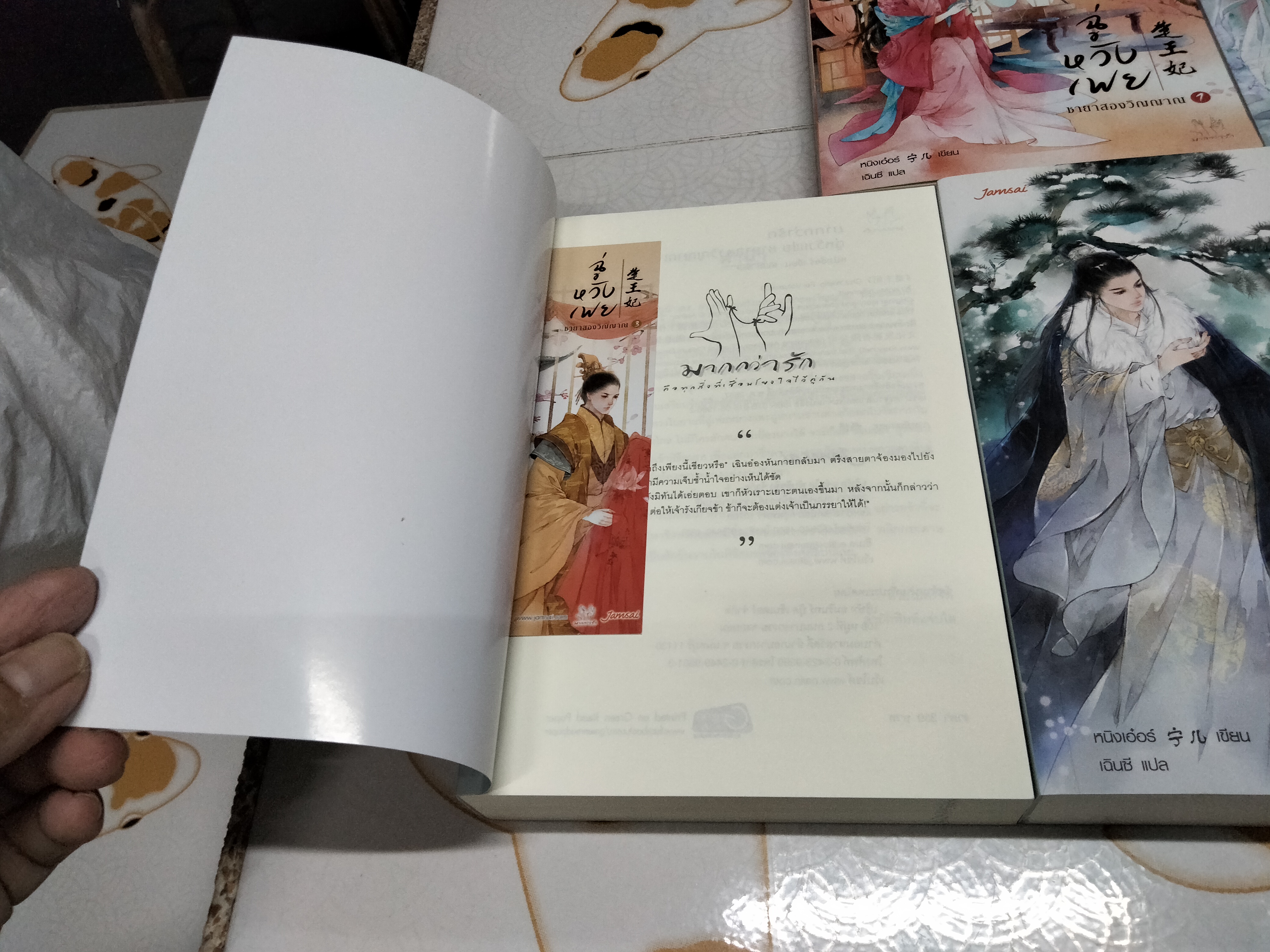 ฉู่หวังเฟย ชายาสองวิญญาณ (5 เล่มจบ) โดย หนิงเอ๋อร์ - เฉินซี แปล ** มีที่คั่นหนังสือทุกเล่ม