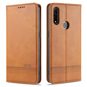 เคส OPPO A31 2020 #เคสฝาพับ AZNS สไตล์ Retro หนัง PU มีช่องเสียบการ์ด