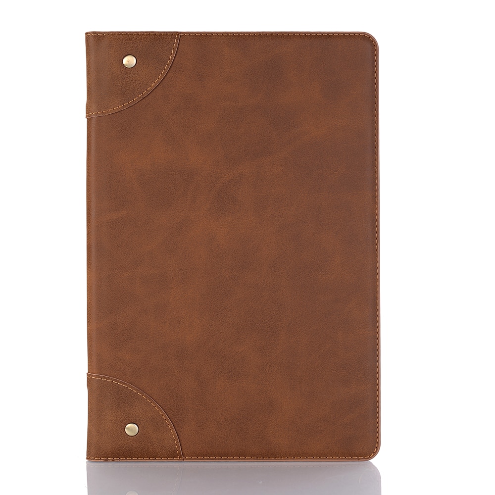 เคส Huawei MediaPad M5 Lite 10.1 #เคสฝาพับหนัง PU ผิวหนังม้าสไตล์ Retro แบบกระเป๋าสตางค์สมาร์ท Crazy Horse Texture Retro PU Leather
