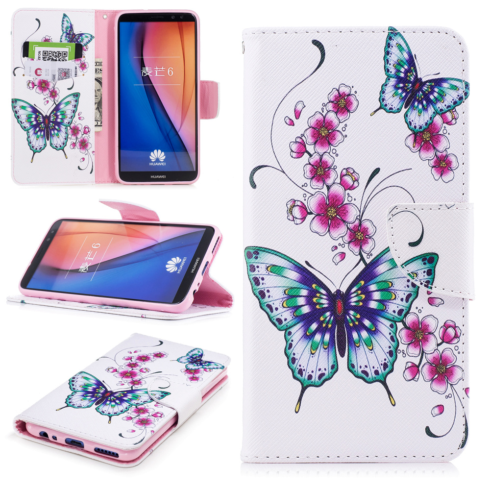 เคส Huawei nova 2i #เคสฝาพับสไตล์กระเป๋าสตางค์พิมพ์ลายสวยงามน่ารักๆ