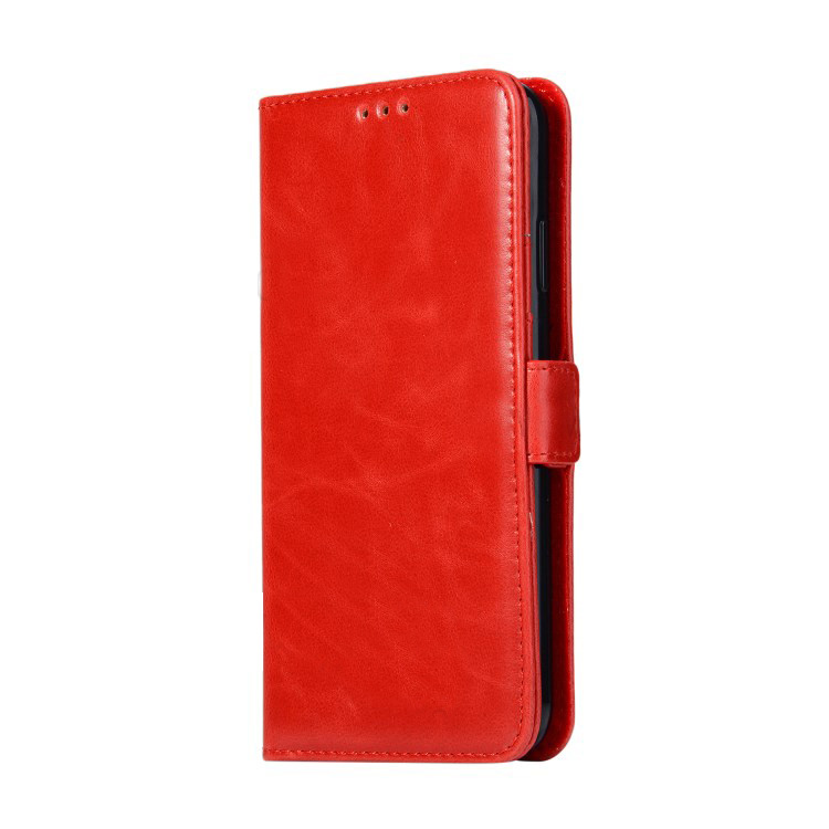 Case Samsung Galaxy S10 #เคสฝาพับหนัง PU ผิวหนังม้า Crazy Horse Wallet Stand Leather Protector