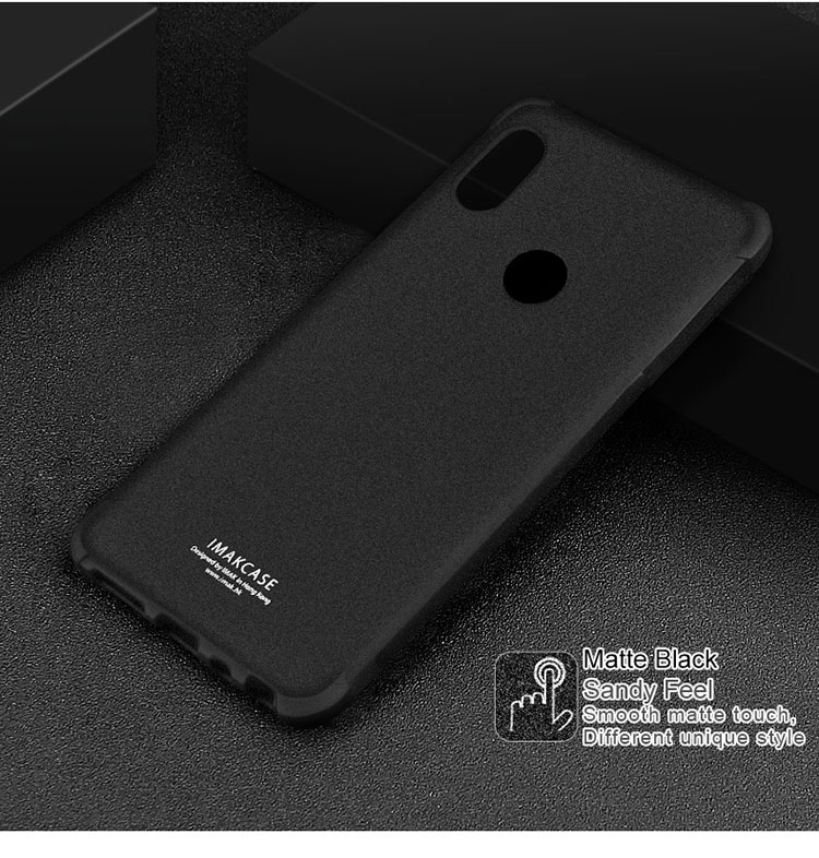 Case Xiaomi Redmi Note 5 #เคสฝาหลัง IMAK Sandy Feel Airbag Shockproof TPU + ฟิล์มกันรอย Explosion-proof Screen Film