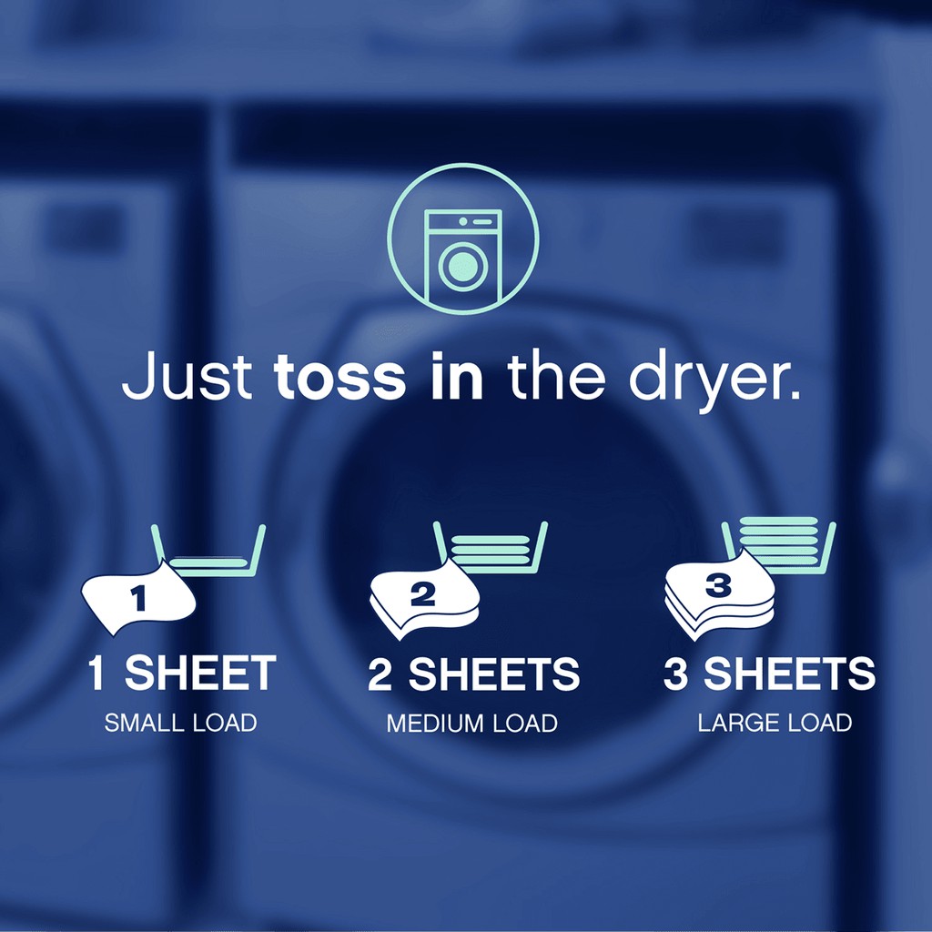 Downy® Infusions Refresh Dryer Sheets 105, 200 Sheets แผ่นหอมอบผ้า ดาวน์นี่