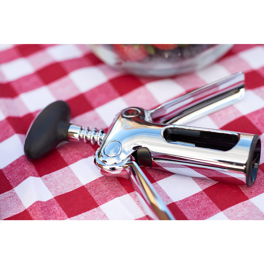 OXO® Steel Winged Corkscrew ที่เปิดขวดไวน์ ที่เปิดจุกคอร์กขวดไวน์