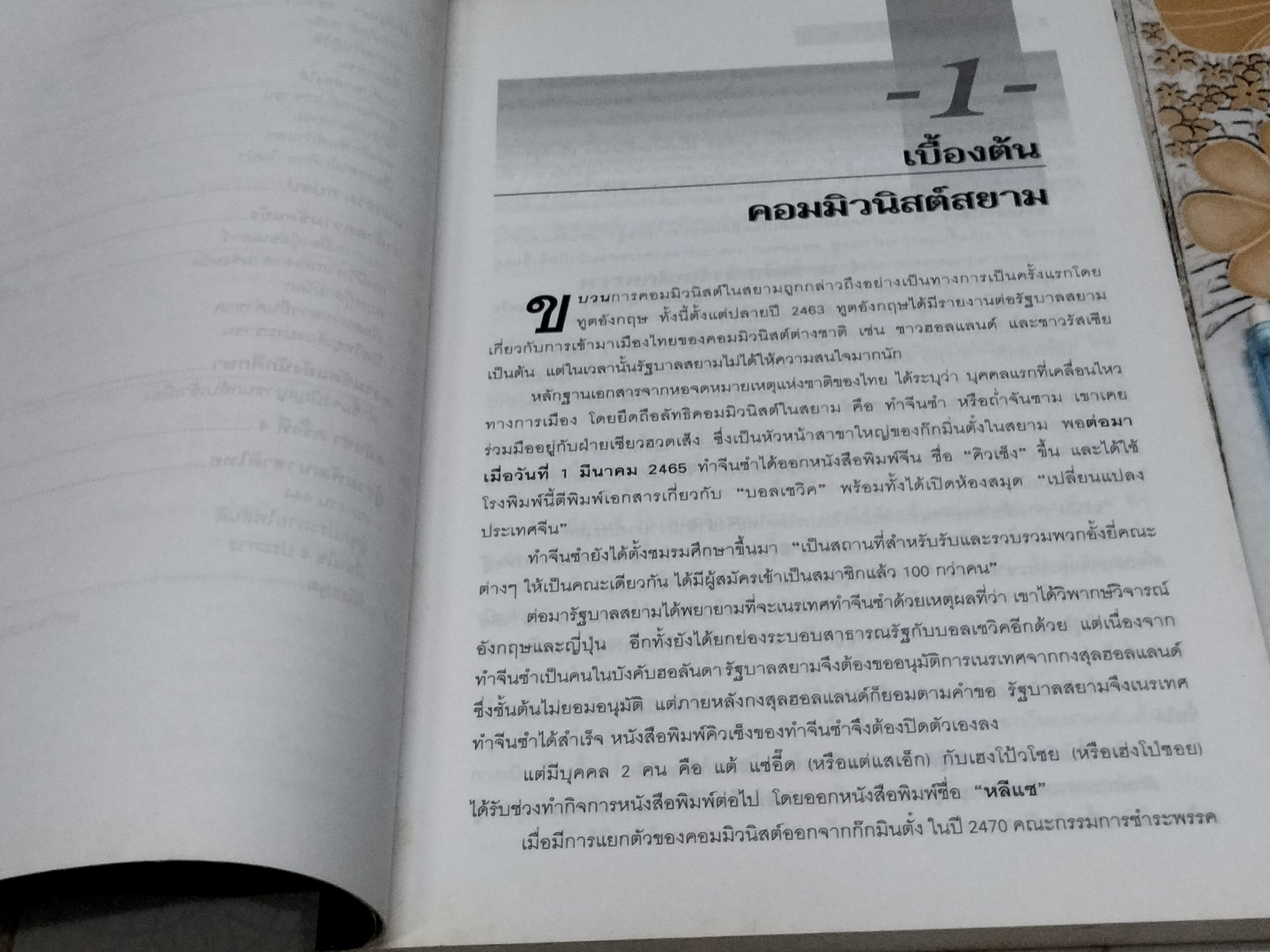 พลิกแผ่นดิน ตอน ขบวนการสังคมนิยมในไทย โดย ประจวบ อัมพะเศวต **สินค้าหมด**