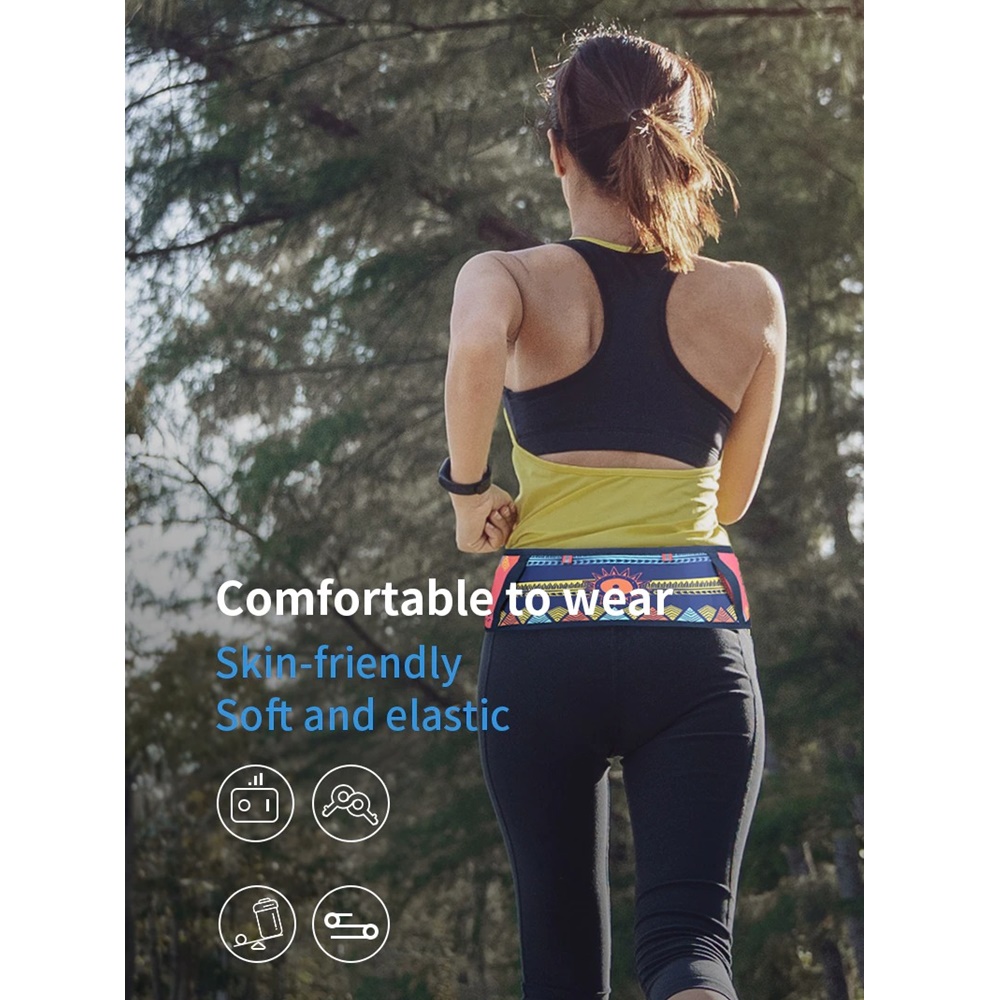 กระเป๋าคาดเอว แบบบาง ใส่ขวดน้ำได้ AONIJIE รุ่น W8108 (A24)