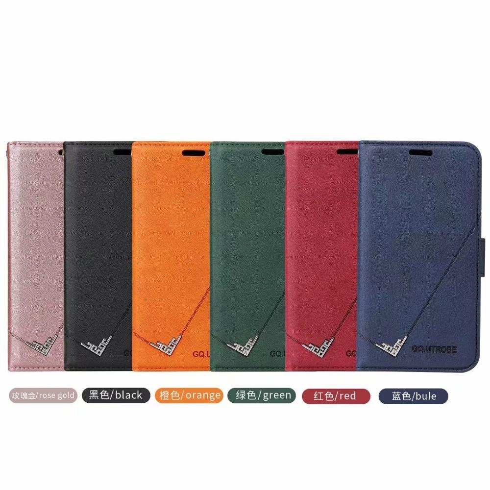 Case Samsung Galaxy S21 Ultra 5G #เคสฝาพับแบบกระเป๋าสตางค์หนัง PU มีช่องเก็บบัตร