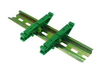 ตัวยึดบอร์ดกับราง PCB board for mounting DIN rail 2x adapter