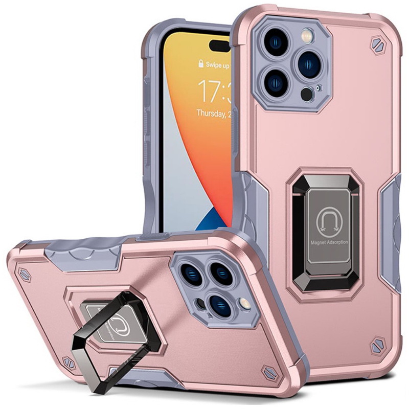 เคส iPhone 14#เคสฝาหลัง Hybrid TPU+PC มีแหวนสวมนิ้ว