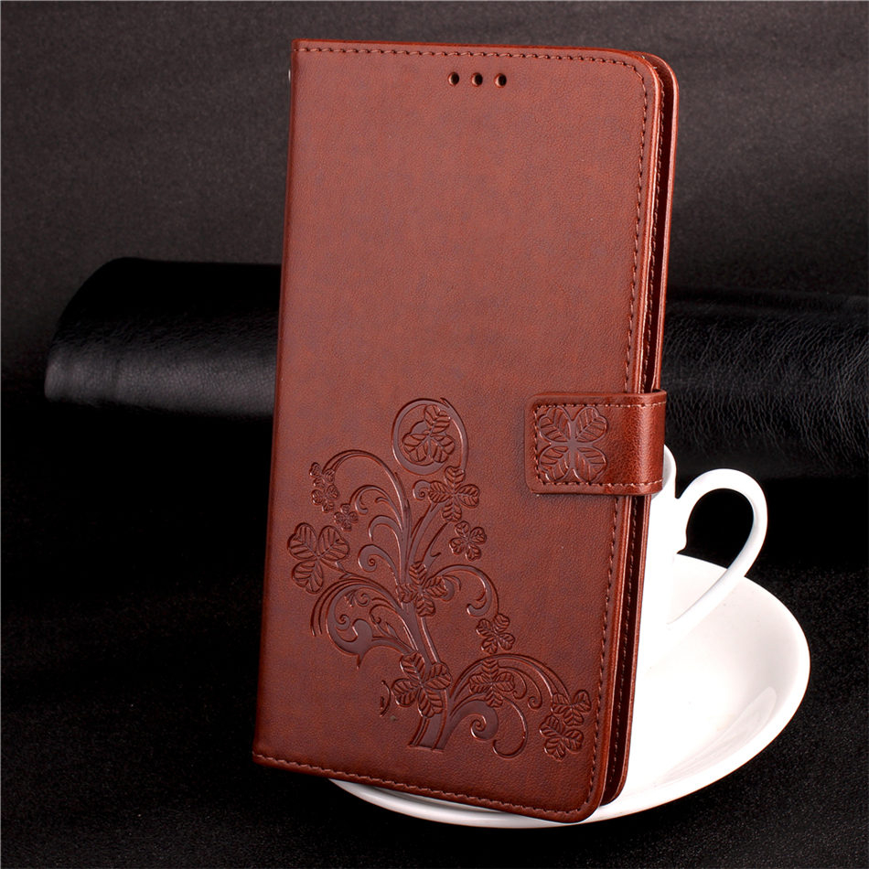 Case Asus Zenfone 3 Ultra ZU680KL #เคสฝาพับมีช่องใส่บัตร Imprinted Clover Leather Wallet