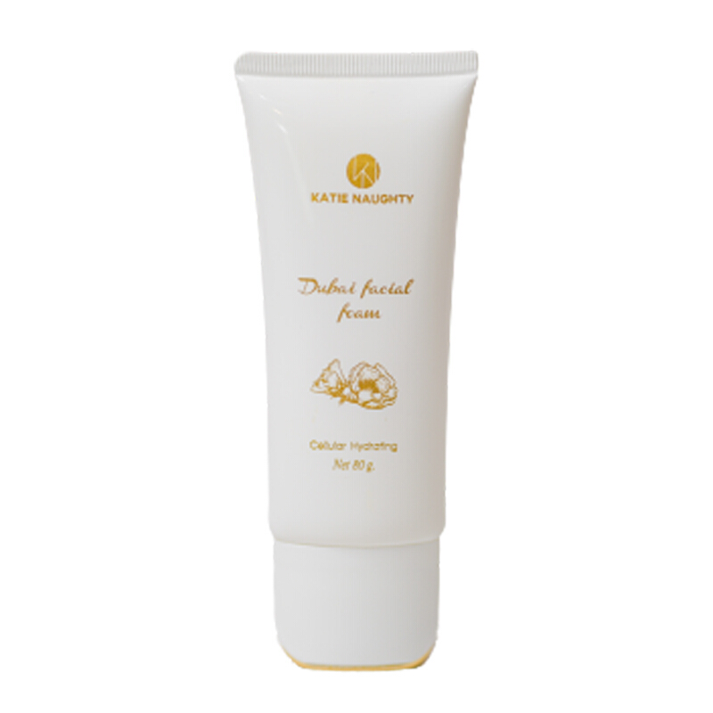 [1 แถม 1] Katie Naughty Dubai Facial Foam 80g.เคธี่ นอธี่ ดูไบ เฟเชียล โฟม โฟมล้างหน้า 80g