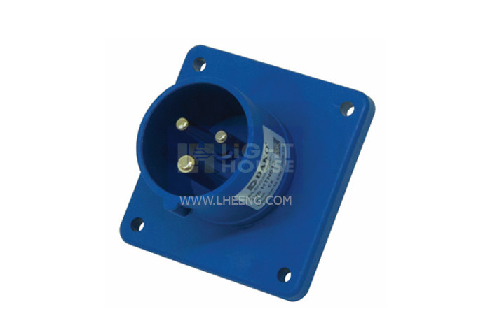 HTN-613 "DAKO PLUG" ปลั๊กตัวผู้ฝัง 2P+E 16A 230V IP44