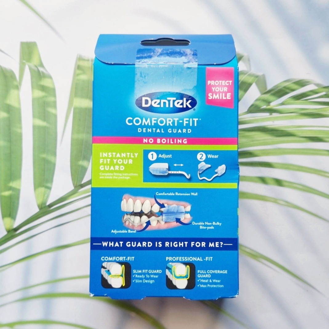 DenTek® Comfort-Fit Dental Guard For Nighttime Teeth Grinding 2 Pack เฝือกสบฟัน ฟันยาง ลดการนอนกรน นอนกัดฟัน