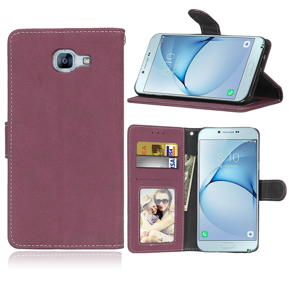 Case Samsung Galaxy C9 Pro #เคสฝาพับสไตล์กระเป๋าสตางค์ Matte Wallet Leather