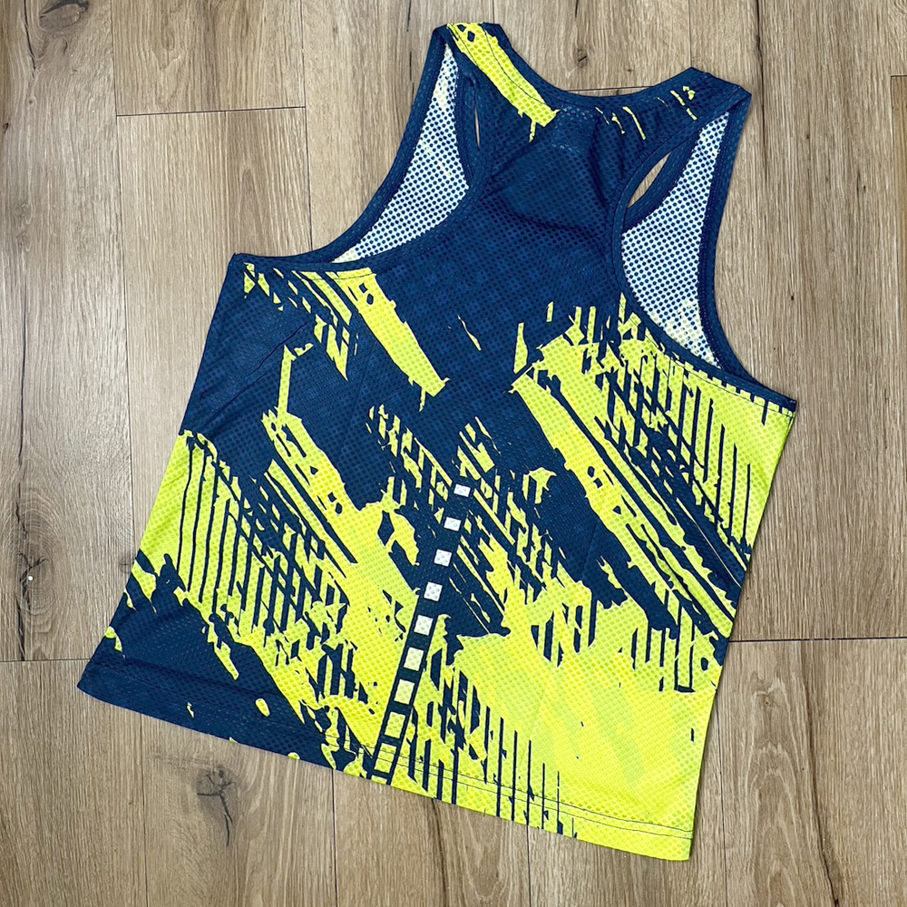 เสื้อวิ่งแขนสั้น แขนกุด เสื้อกล้าม (ชญ) ผ้า AirFlow ของแท้ มีรูระบายอากาศทั้งตัว น้ำหนักเบา ใส่สบายและไม่อมเหงื่อ (S31)