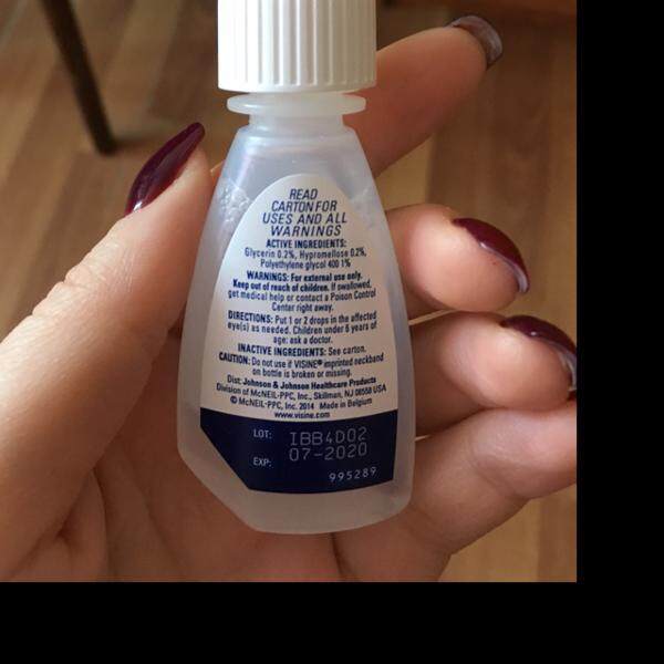 บรรเทาอาการแสบร้อน ตาแห้ง และระคายเคืองตา Dry Eye Relief, Lubricant Eye Drops, Sterile 15mL,30mL (Visine®)