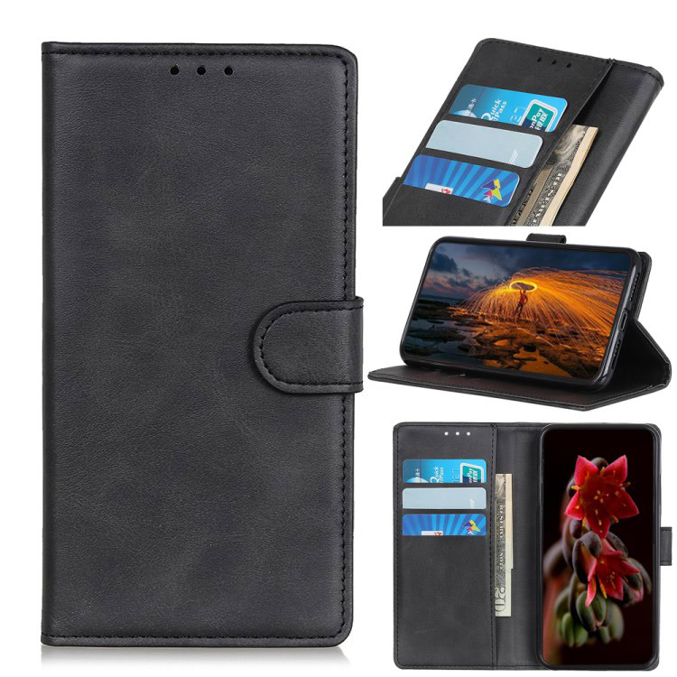 เคส Huawei Mate 40 Pro #เคสฝาพับหนัง PU สไตล์กระเป๋าสตางค์ Matte PU Leather Wallet