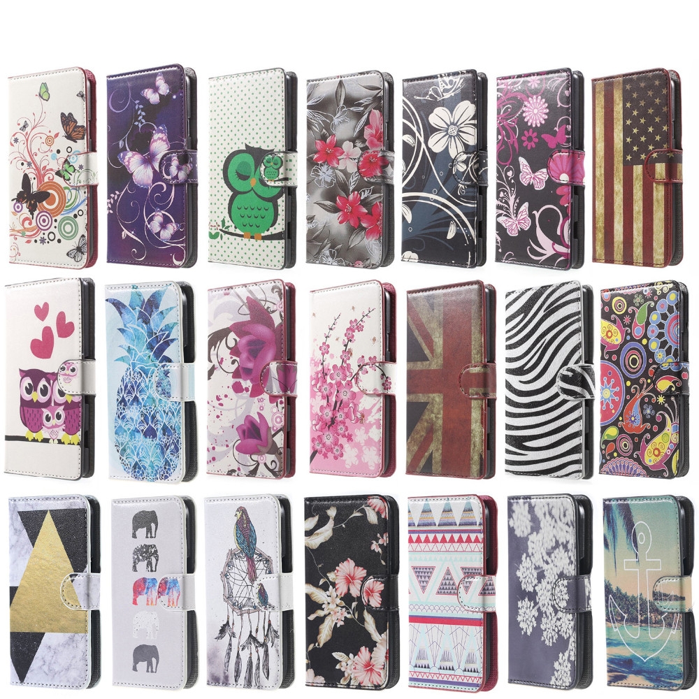 Case Samsung Galaxy A8 (2018) #เคสฝาพับสไตล์กระเป๋าสตางค์พิมพ์ลาย Pattern Printing หนัง PU