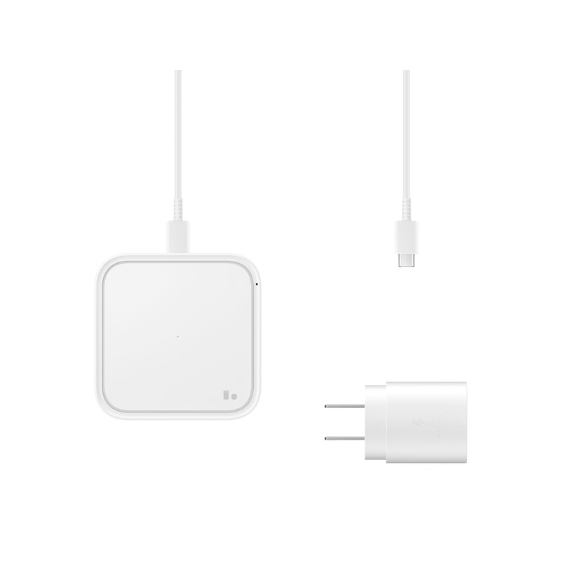 Samsung® Super Fast Wireless Charger (Max 15W) Includes Power Adapter + USB C Cable แท่นชาร์จ แบบไร้สาย