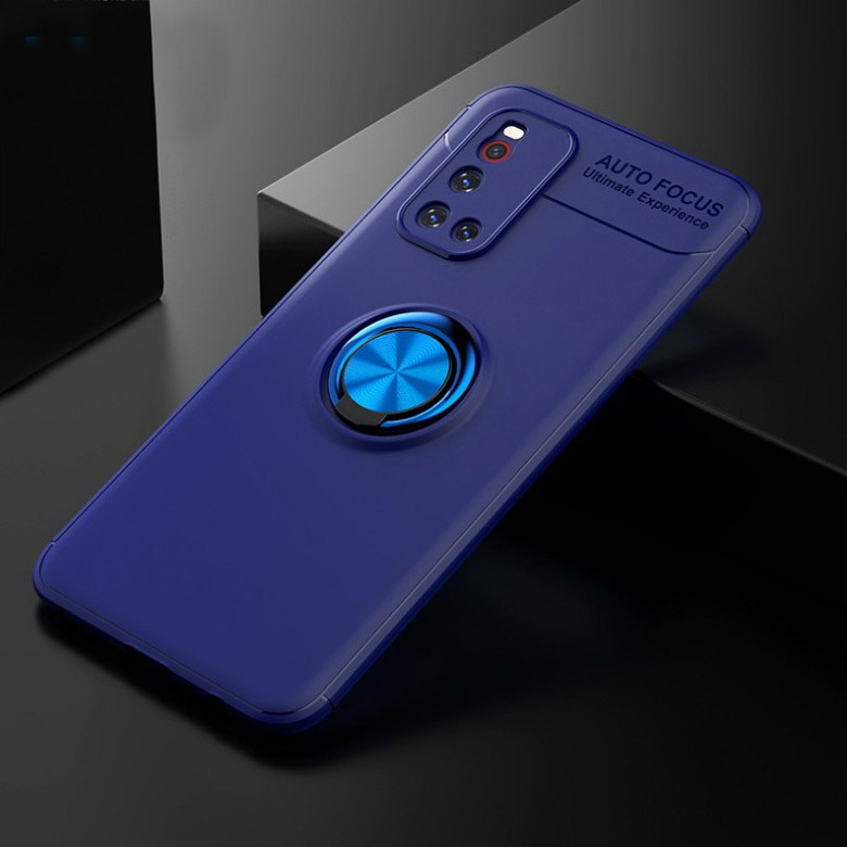 Case Vivo V19 #เคสฝาหลัง TPU มีแหวนสวมนิ้ว Rotate Finger Ring Back Cover Soft Silicone Phone Casing