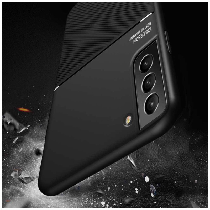 เคส Samsung Galaxy S22 5G #เคสฝาหลัง TPU เคลือบหนัง PU สไตล์ธุรกิจที่เรียบง่ายมีแผ่นเหล็กในตัว Minimalist Business Style Leather Coated TPU Built-in metal magnetic plate