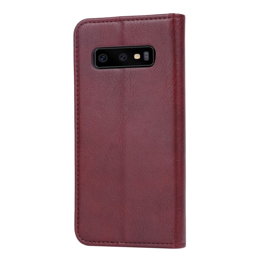 เคส Samsung Galaxy S10 #เคสฝาพับแบบกระเป๋าสตางค์หนัง PU มีช่องเสียบบัตรคุณภาพดี