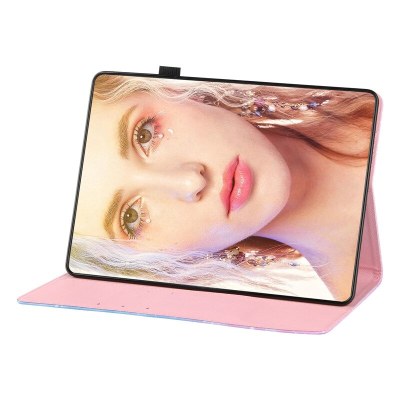 เคส Samsung Galaxy Tab S7 FE 12.4"(T730,T736) #เคสหนัง PU+TPU พิมพ์ลายพับตั้งได้ Printed Pattern PU Leather Case