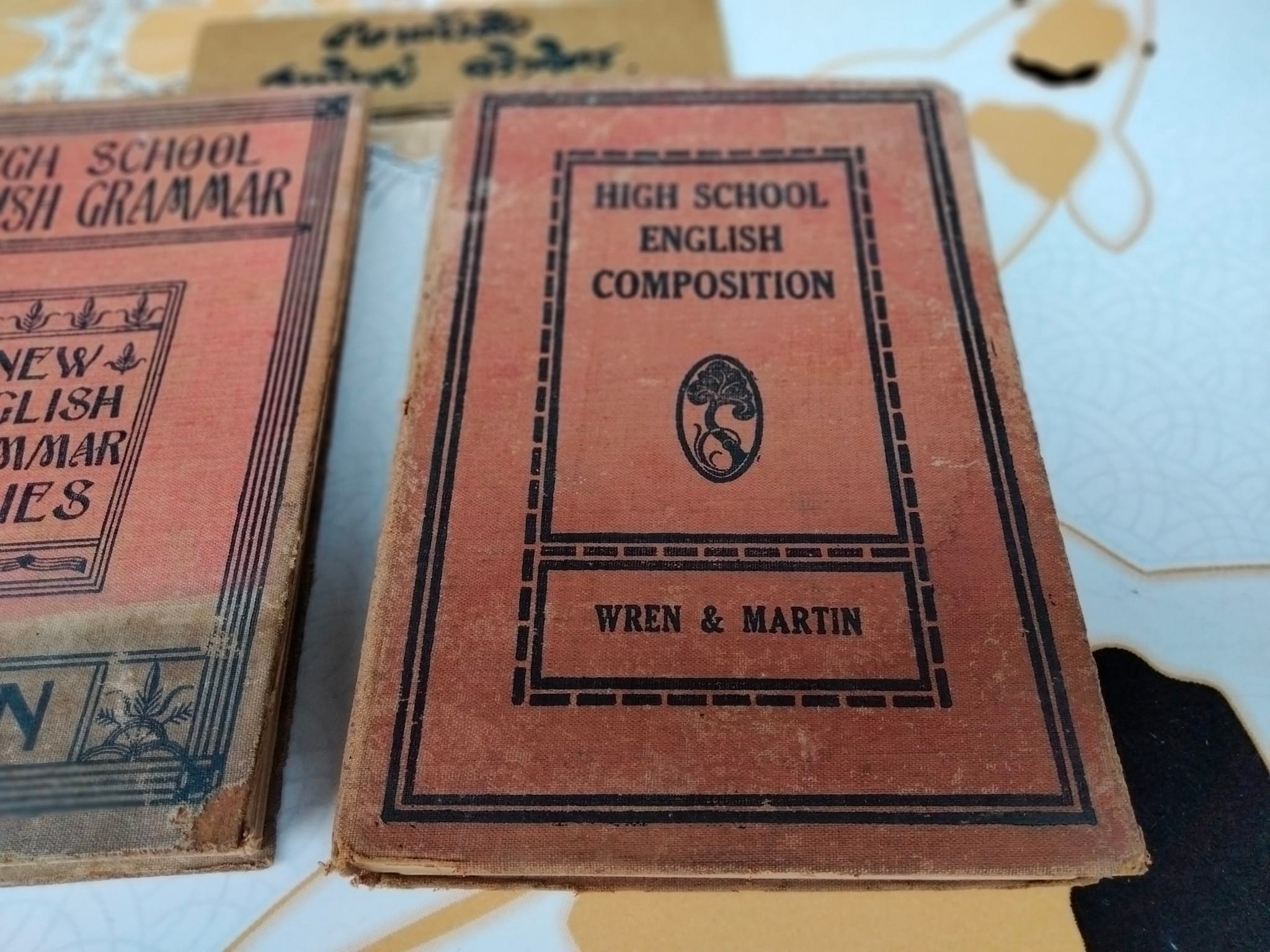 HIGH SCHOOL- NEW ENGLISH GRAMMAR SERIES ENGLISH GRAMMAR-COMPOSITION WREN & MARTIN (ขายรวม 2 เล่ม)