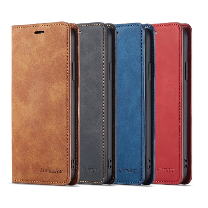 เคส Samsung Galaxy A04s#เคสฝาพับแบบกระเป๋าสตางค์ FORWENW Leather Wallet Case