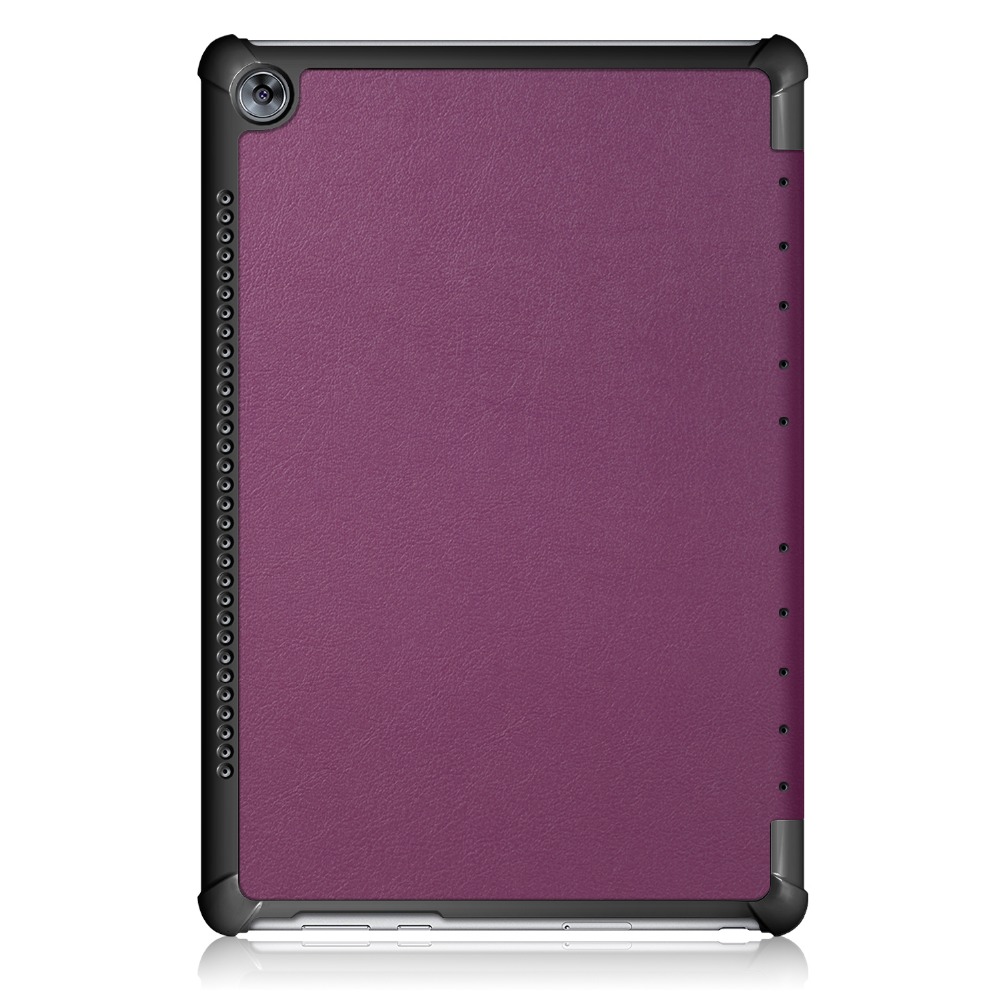 Case Huawei MediaPad M5 Pro 10.8 นิ้ว #เคสฝาพับหนัง PU แบบพับ 3 พับ Tri-fold Stand Flip Leather Case