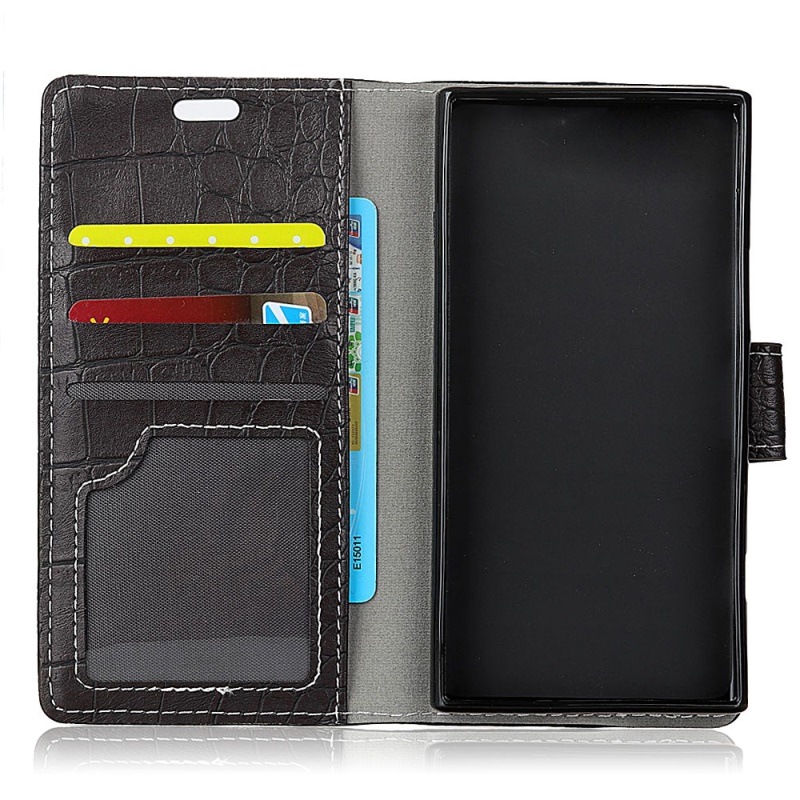 Case Huawei Mate 10 #เคสฝาพับสไตล์กระเป๋าหนัง PU ผิวหนังจระเข้ ออกแบบโดดเด่นสวยงาม