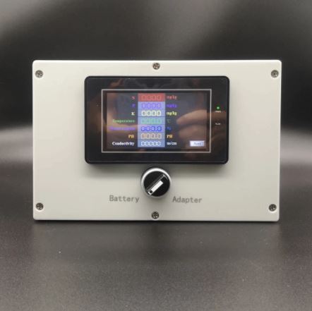 เครื่องวัดค่า Soil NPK PH Temperature Water Content Measuring Device Sensor