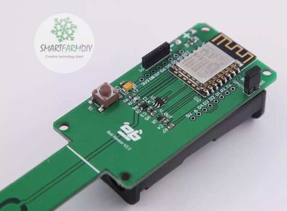 AAplant อุปกรณ์ วัดอุณหภูมิ และความชื้นในดิน แบบอินเทอร์เน็ต IoT