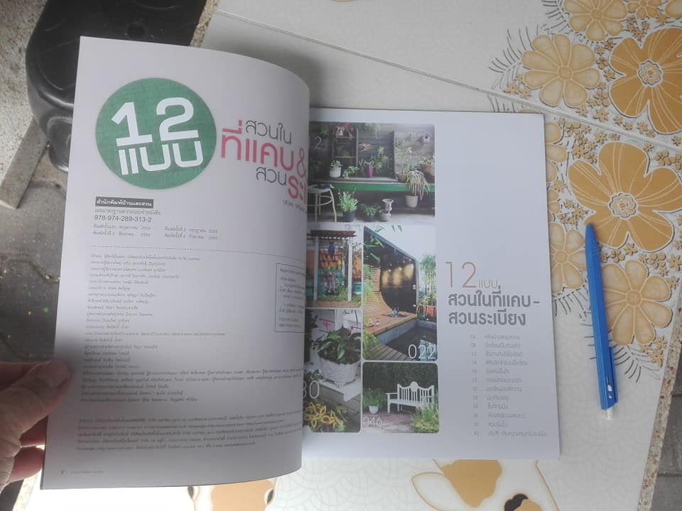 12 แบบสวนในที่แคบ-สวนระเบียง **สินค้าหมด**