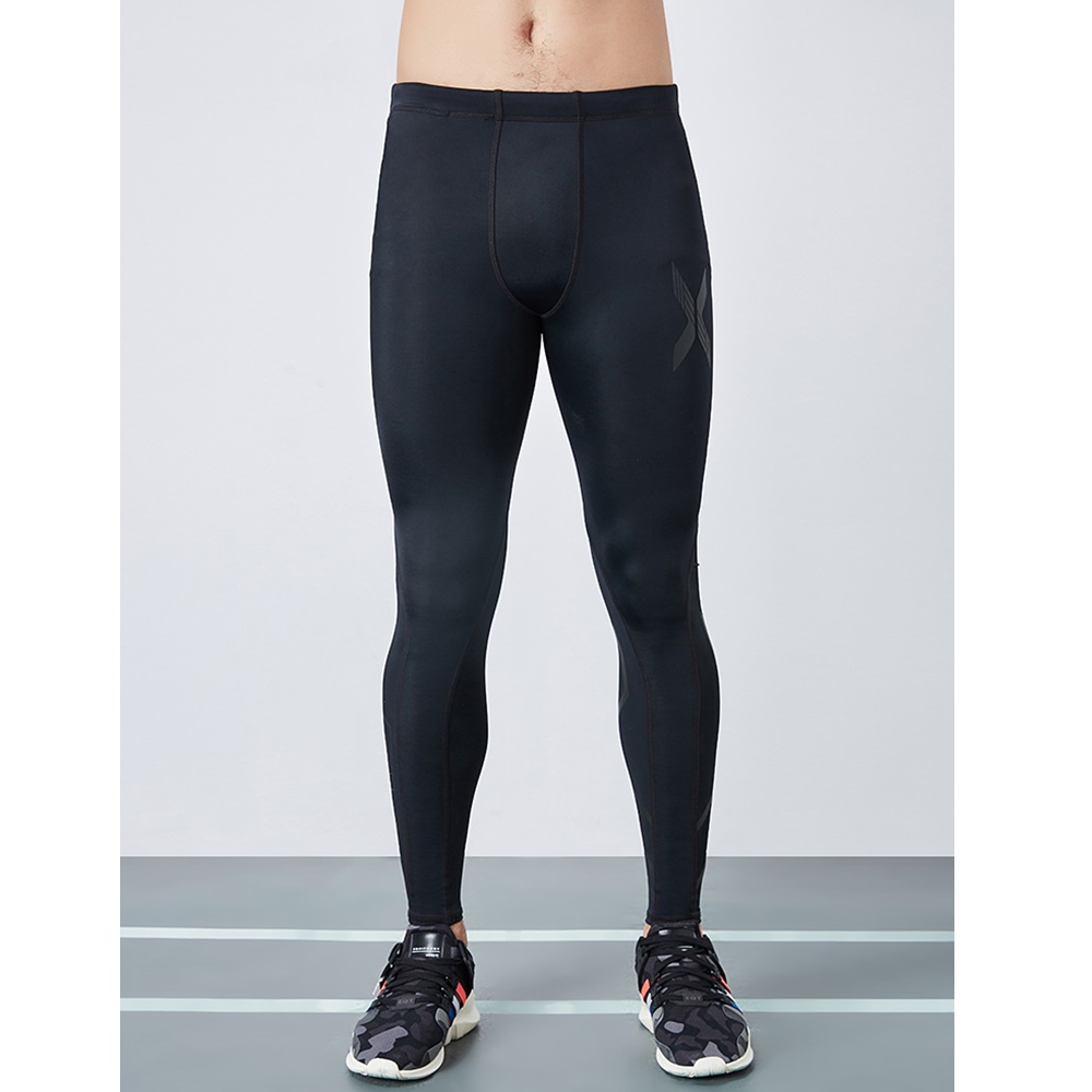 กางเกงรัดกล้ามเนื้อขายาว กางเกงวิ่งมาราธอน ผู้ชาย Running Compression Pants Tights Men Sports EVS(F13)