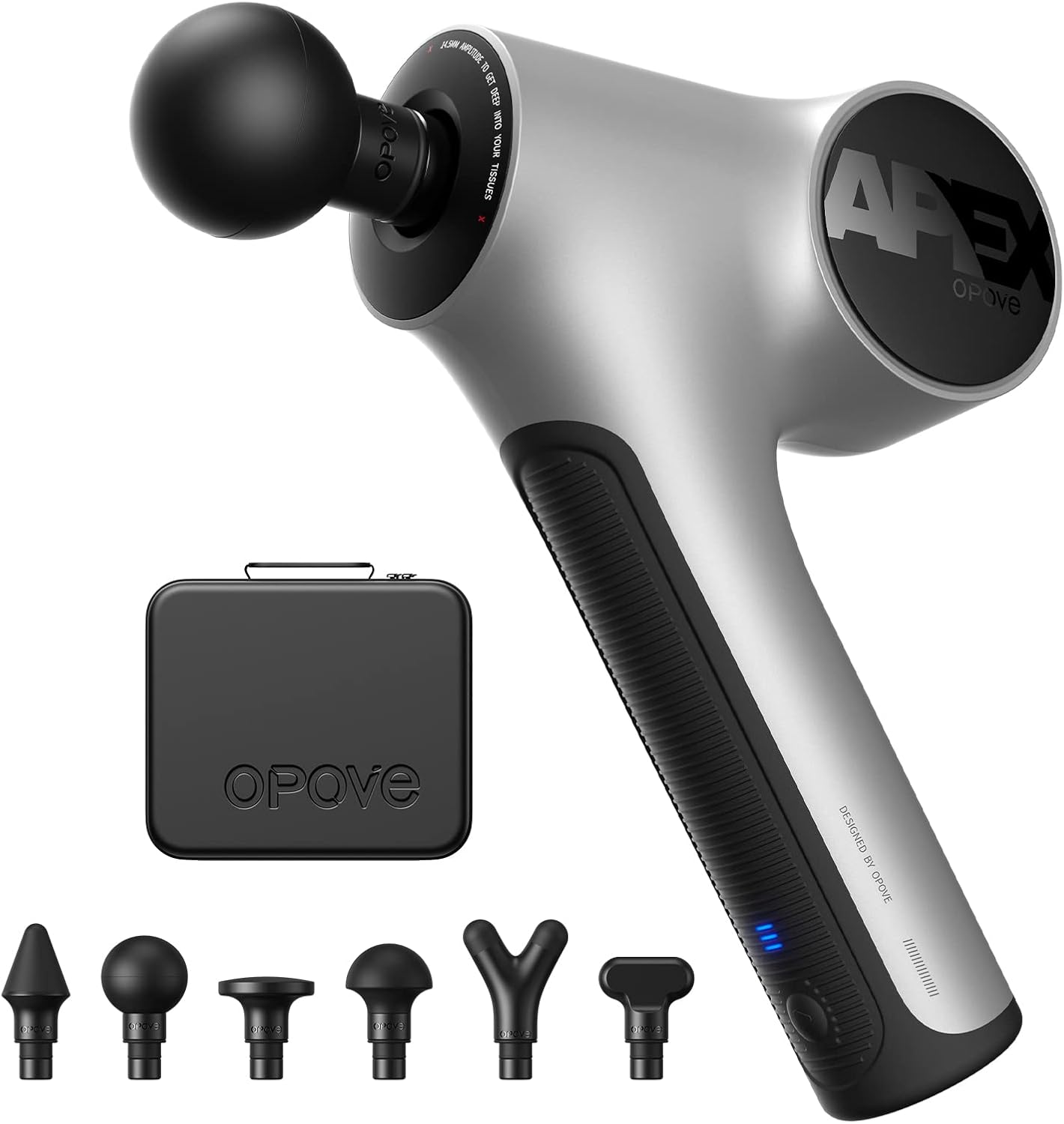 (Opove) Apex Massage Gun Black or Silver ปืนนวดเอเพ็กซ์ สำหรับนักกีฬา ออกกำลังกาย