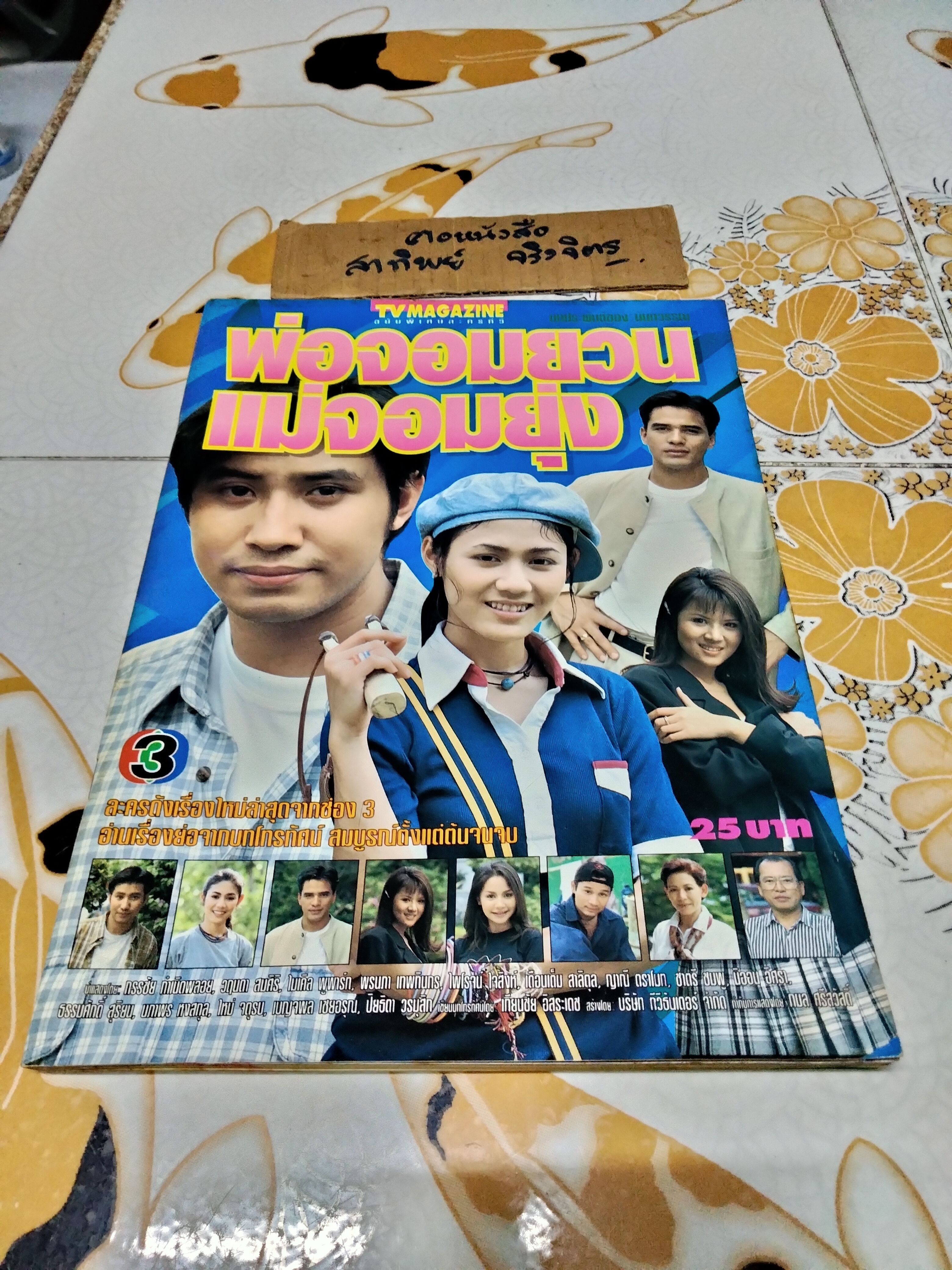 พ่อจอมยวนแม่จอมยุ่ง - นิตยสารเรื่องย่อละคร **สินค้าหมด**