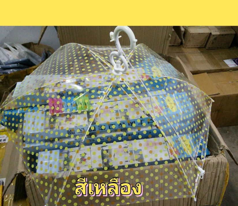 ไม้แขวนตากผ้าแบบมีร่ม