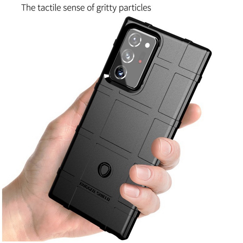 เคส Samsung Galaxy Note 20 Ultra / Note 20 Ultra 5G #เคสฝาหลัง Rugged Shield Series Soft Silicone Shock Absorption Matte กันกระแทก