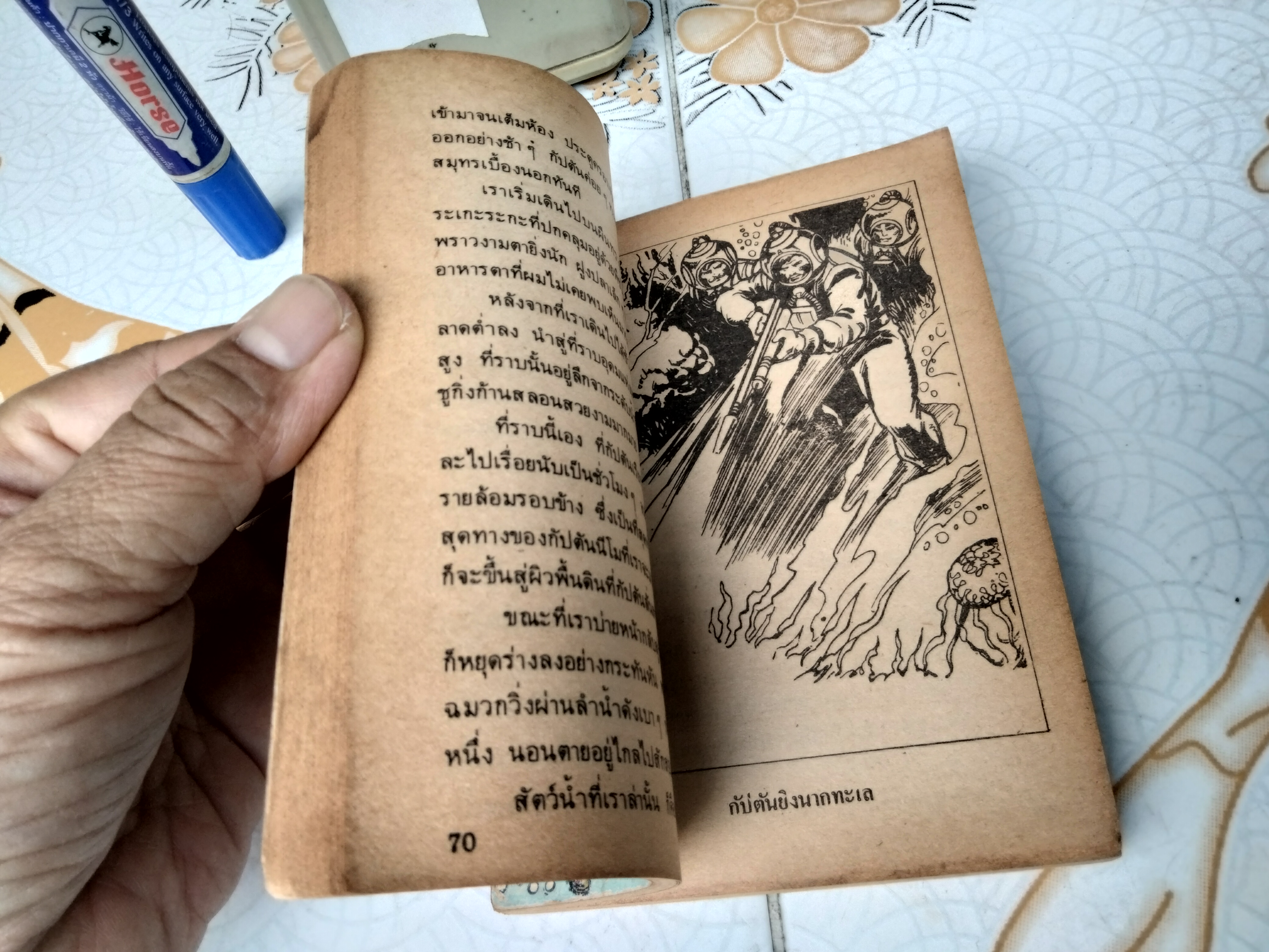 ใต้ทะเล 20,000 โยชน์ (20,000 Leagues Under The Sea) วรรณกรรมอมตะสำหรับเด็ก โดย จูลส์ เวิร์น เขียน สุคนธ์ แคแสด แปลและเรียบเรียง **สินค้าหมด**