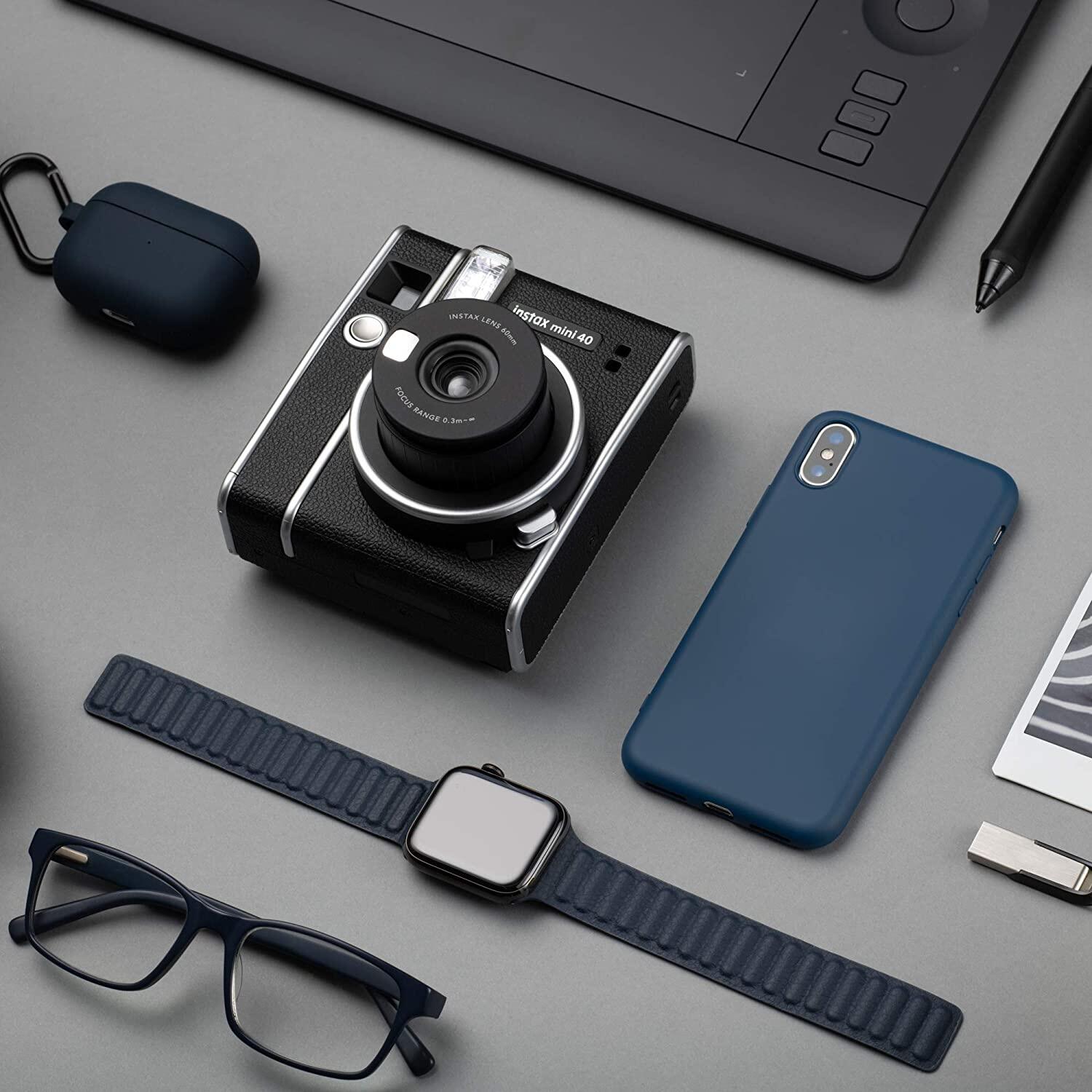 Fujifilm® Instax Mini 40 Instant Camera กล้องฟูจิ กล้องโพลาลอยด์ ฟิล์มอินสแตนท์ ฟูจิฟิล์ม กล้องฟิล์ม