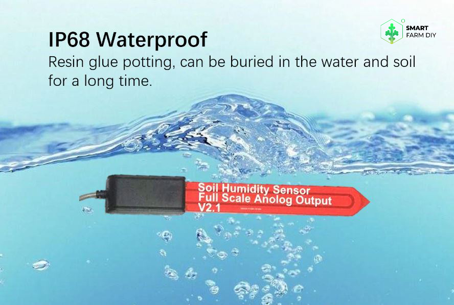 SOIL DIGITAL CAPACITIVE อุณหภูมิ ความชื้น ในดิน