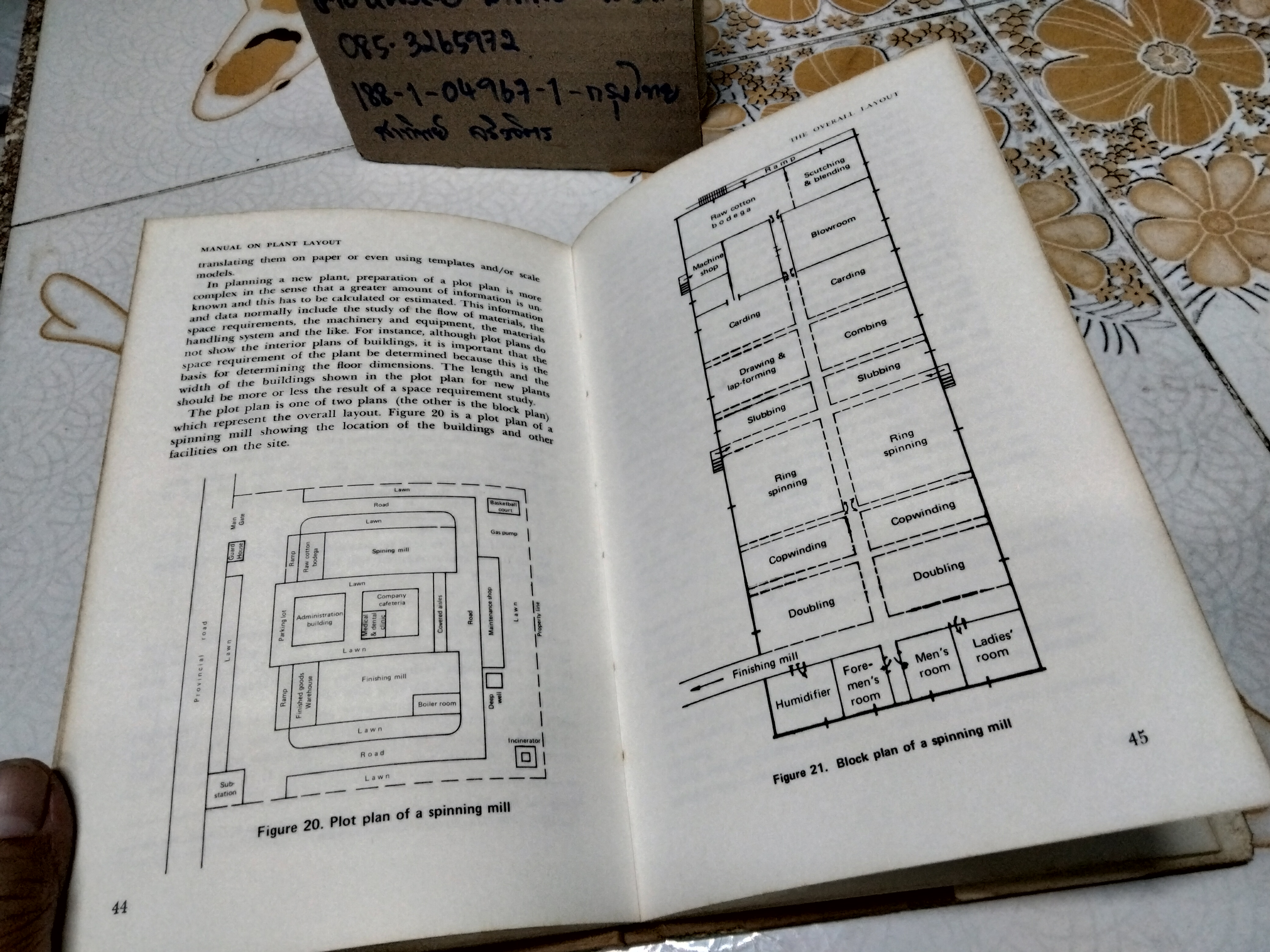Manual on plant layout and material handling. Economy development foundation, Manila