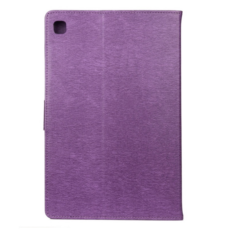 เคส Samsung Galaxy Tab A7 Lite 8.7" (T220,T225) #เคสฝาพับแบบกระเป๋าสตางค์ลายผีเสื้อลายดอกไม้