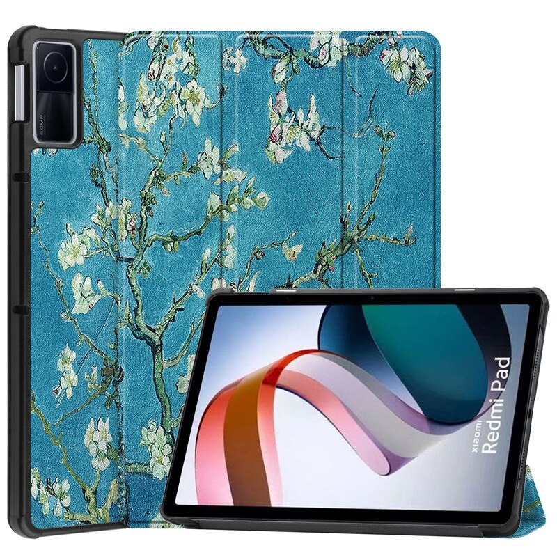 เคสแท็บเล็ต Redmi Pad 10.61" 2022 #เคสแบบฝาพับหนัง PU พิมพ์ลาย Patterned Tri-fold Stand Leather Smart Case